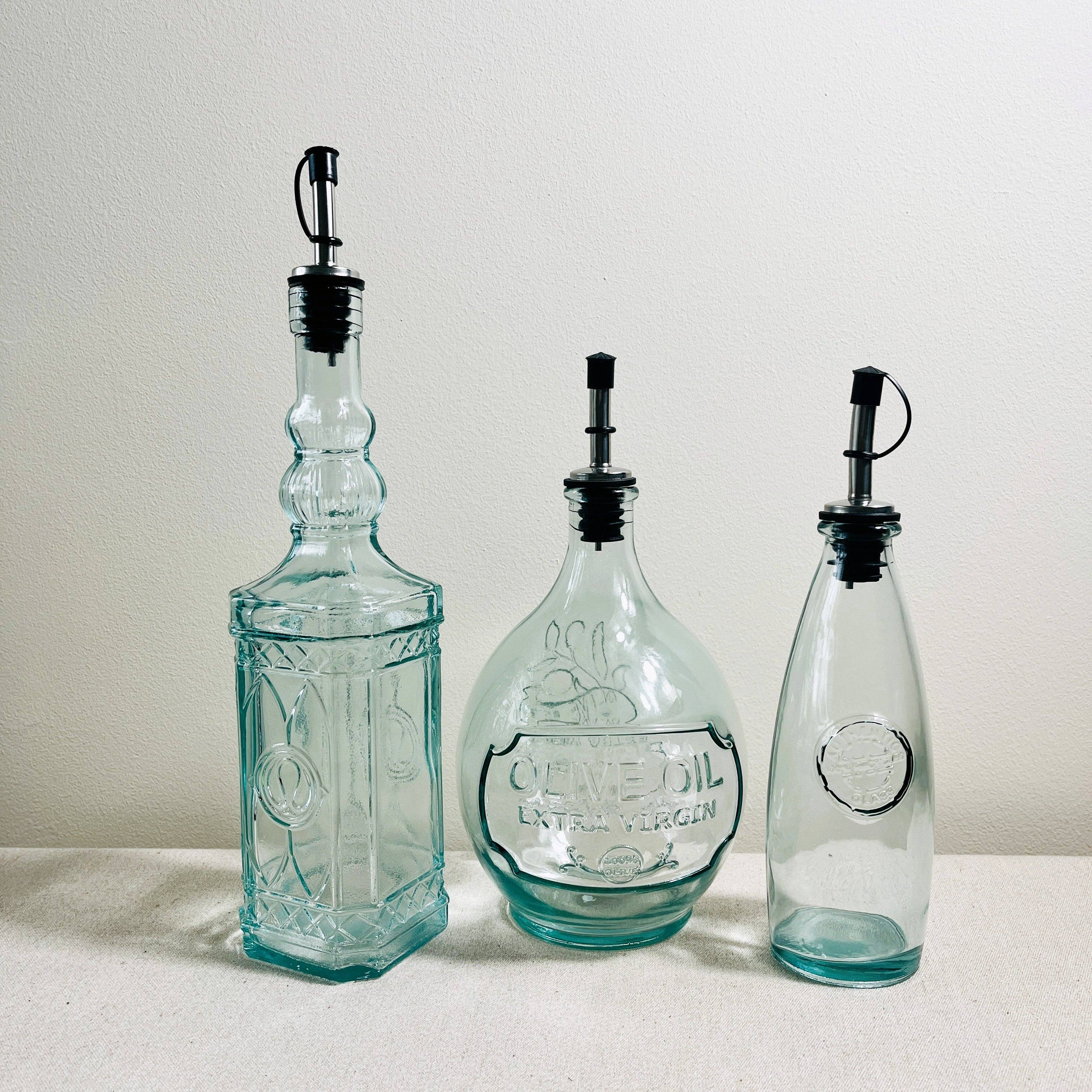 Jarapa – wholesale Oil/vinegar dispenser – Recycled Glass Authentic Oil / Vinegar Bottle 300ml4