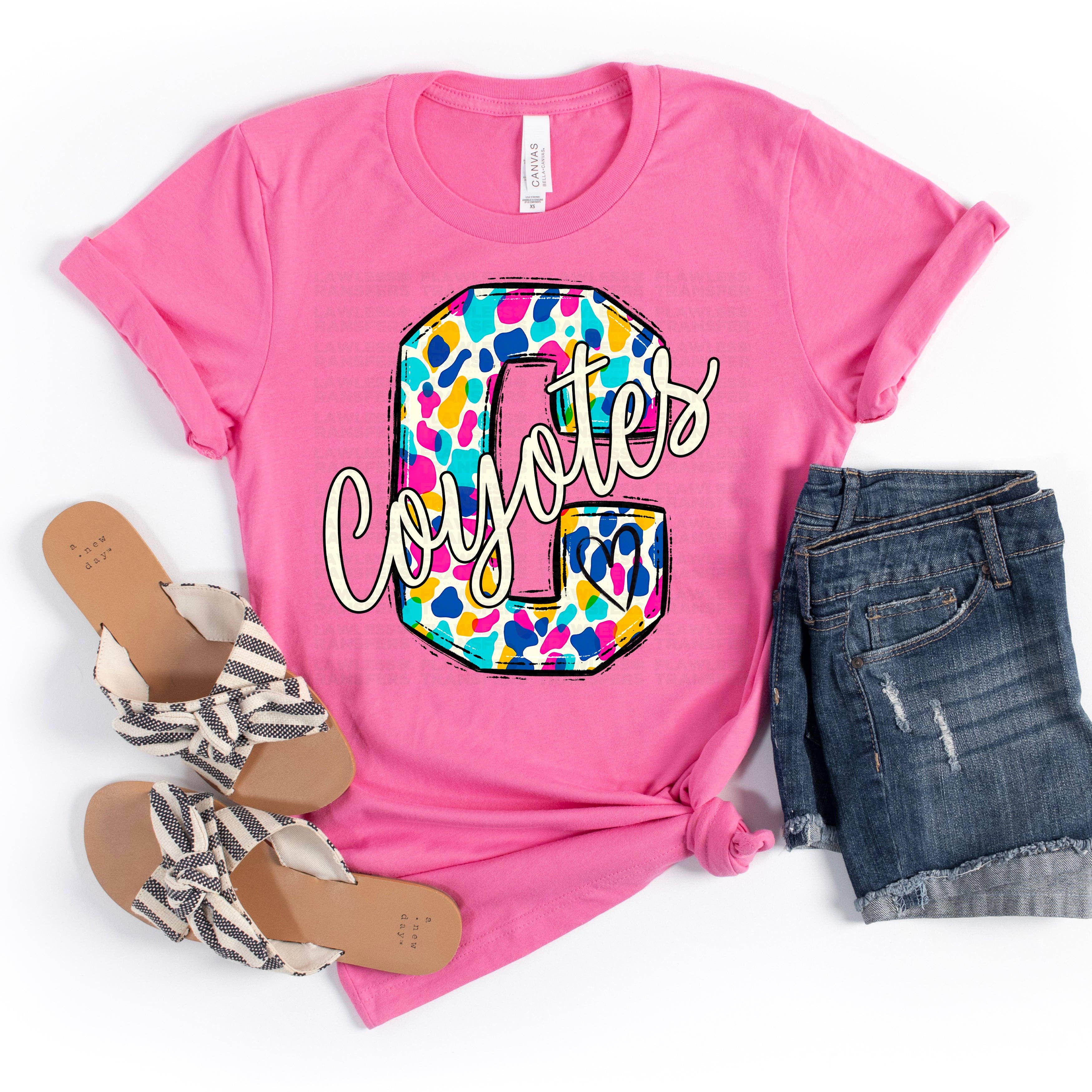 Flawless Transfers - Wholesale Sublimation Transfer - Coyotes Bright Spots DTF Transfer0