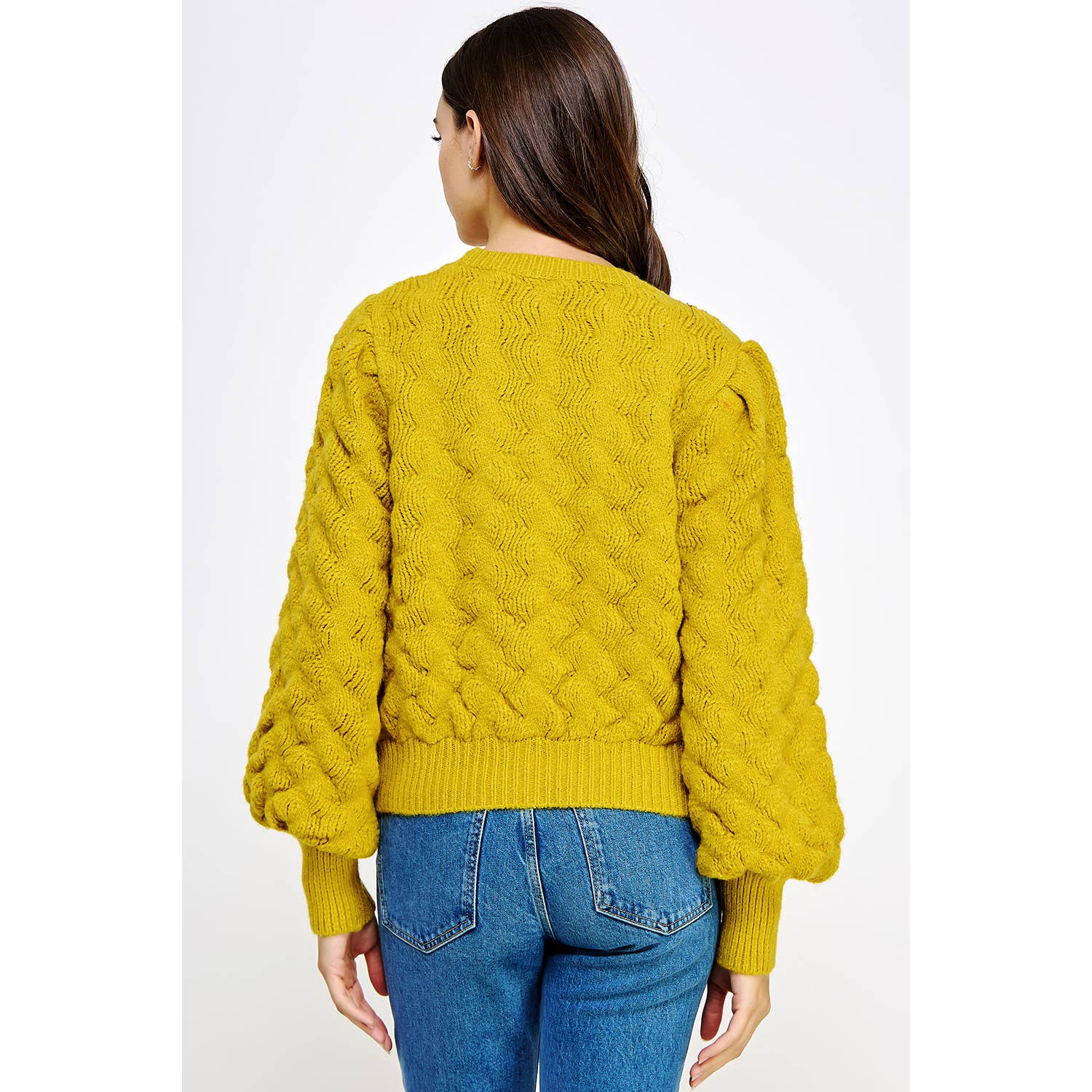 Strut & Bolt - Vendita all'ingrosso Maglione tricot - Donna - Maglione in maglia spessa a onde testurizzate5