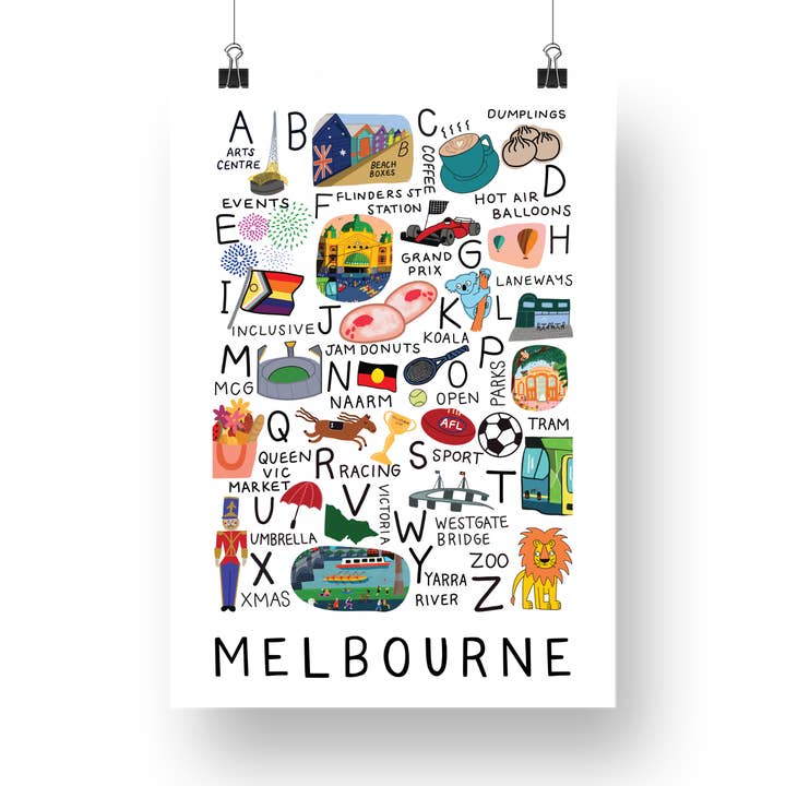 A-Z Melbourne - A3 & A4 Wall Art Prints- Melbourne Series and other Purchase Wholesale tissue paper melbourne. Free Returns & Net 60 Terms on Faire trending on Faire.