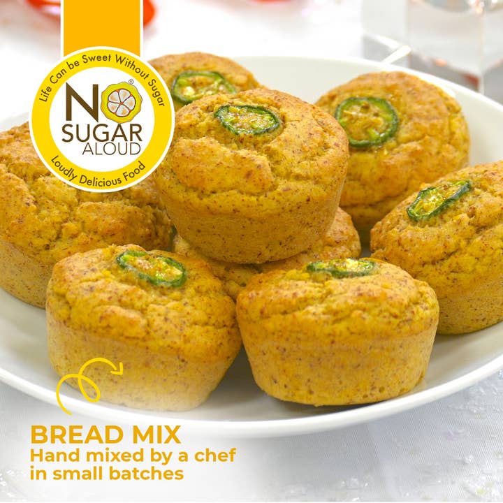 No Sugar Aloud LLC – wholesale Cornbread mix – Low Carb Cornbread Mix - Corn Free3