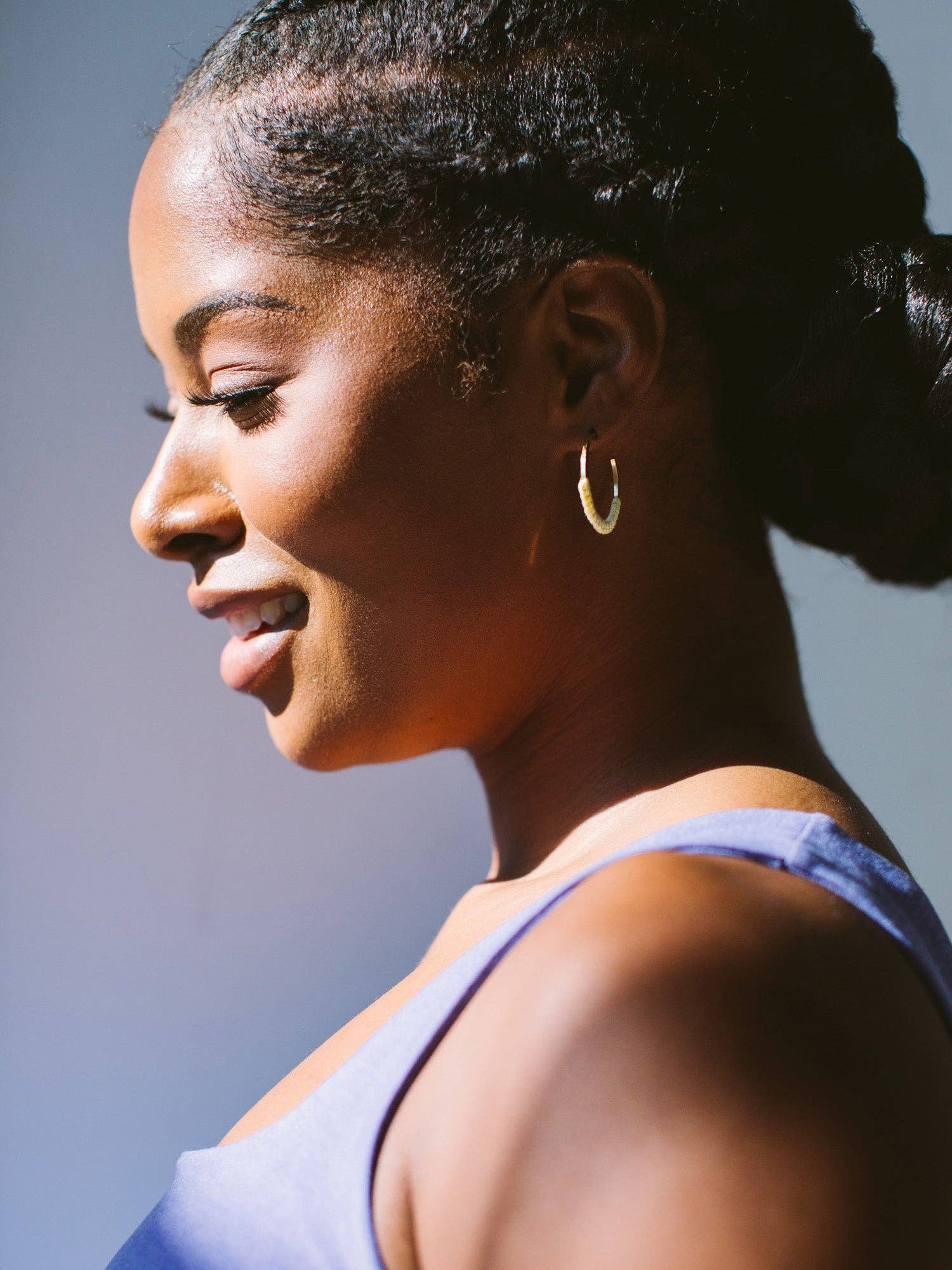 Twenty Two West - Wholesale Hoop Earrings - Mini Macramé Hoops SS257