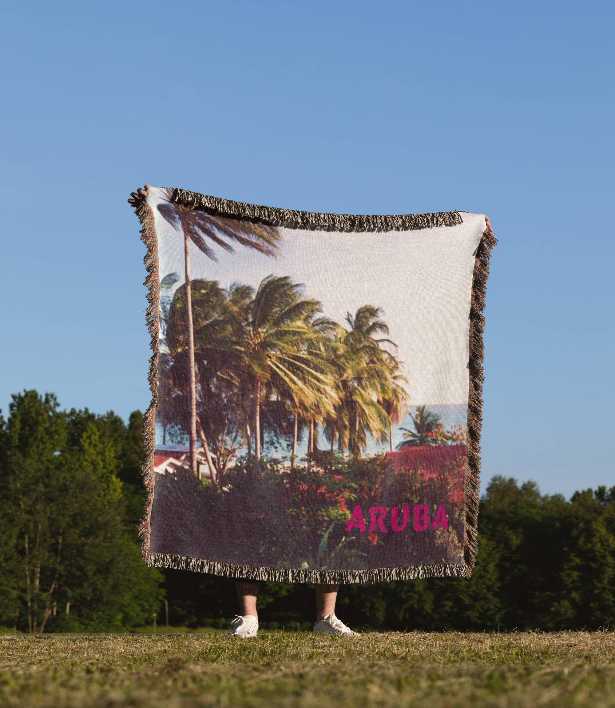 3dRose - Wholesale Throw Blanket - 3dRose, Aruba Breezes, Blanket1