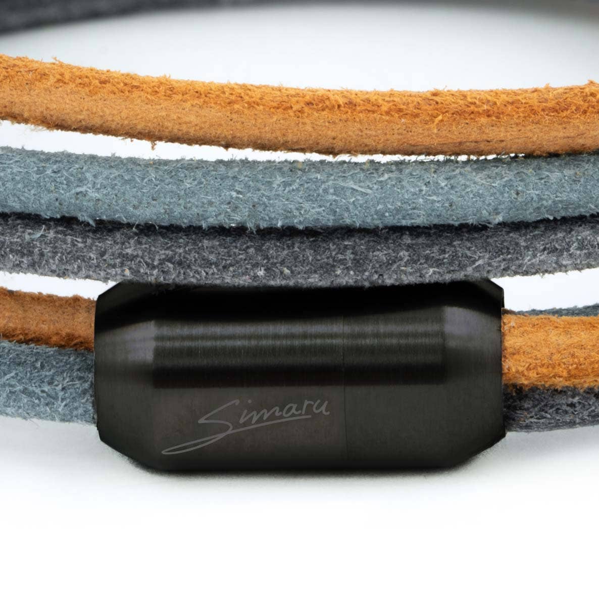 grå Cuenca læderarmbånd for engroshandel på Faire1