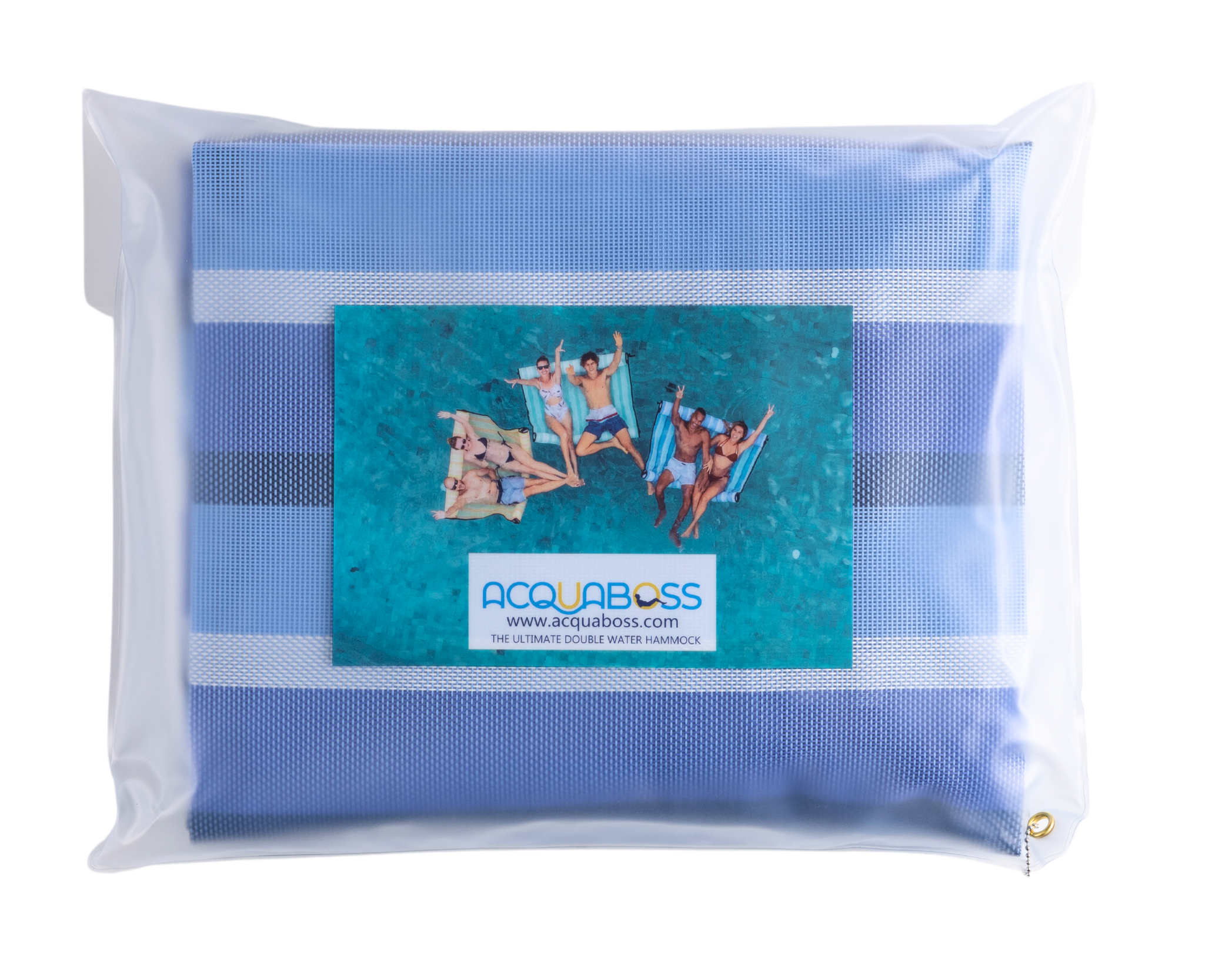 ACQUABOSS - Wholesale Inflatables - ACQUABOSS Double Water Hammock - with attachable waterproof phone sleeve and inflatable drink holder - B.3