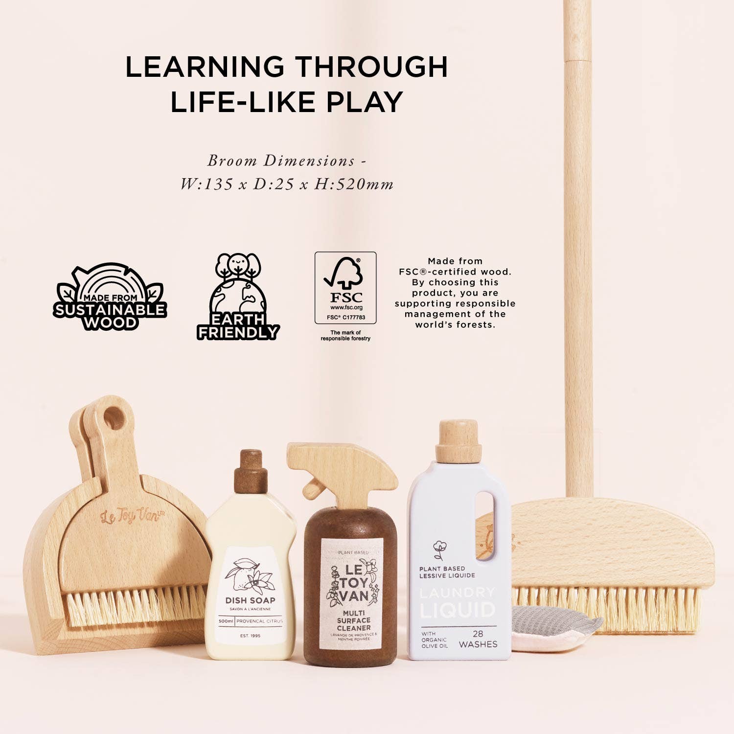 Le Toy Van, Inc. - Wholesale Wood Toy - Kids - Eco-Friendly Cleaning Set5