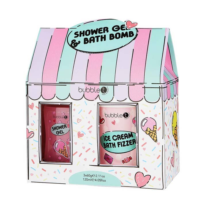 Geschenkset Bad & Dusche - Cartoon Edition für den Großhandel von Bubble T Cosmetics