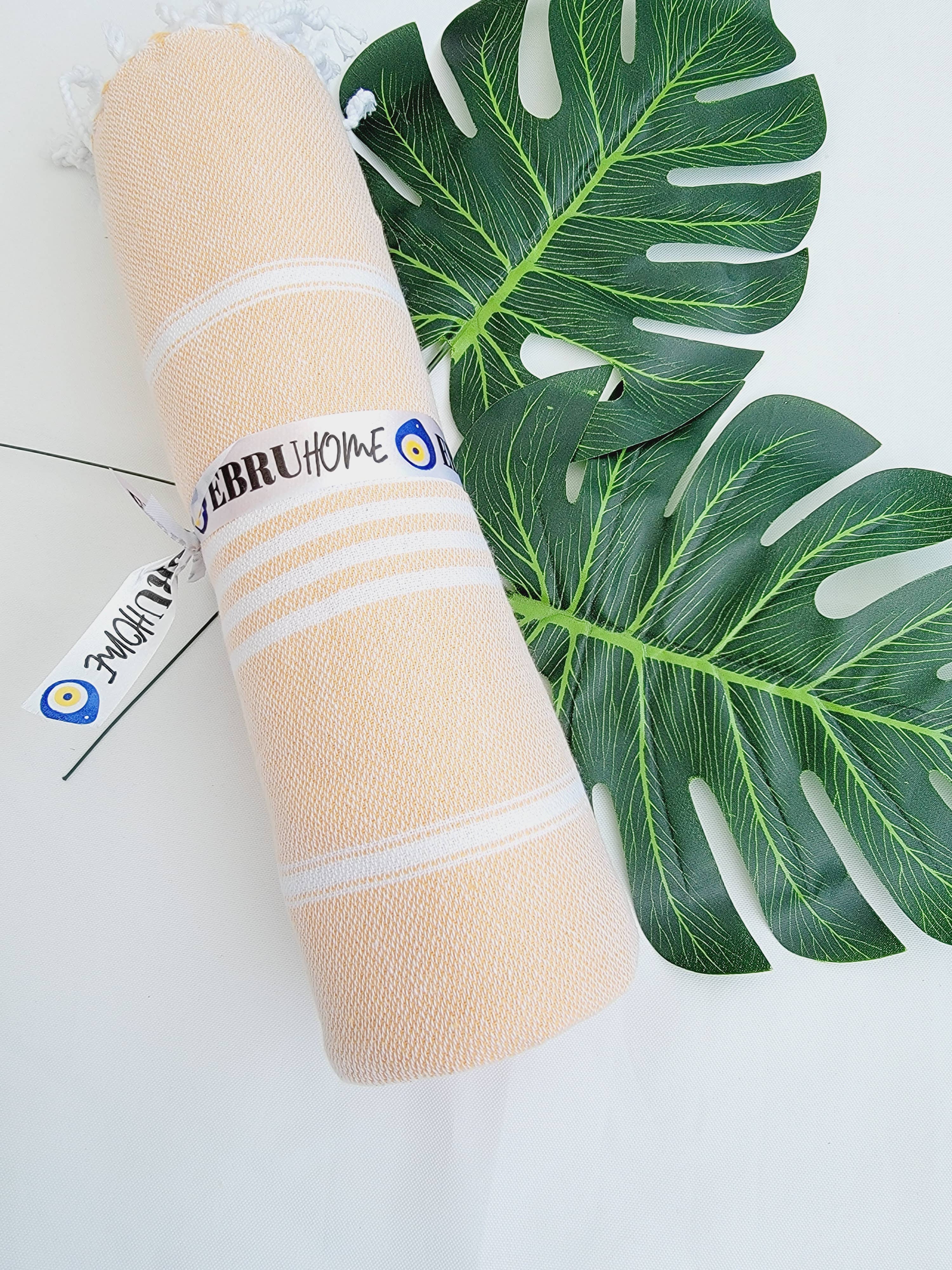 EBRU Home - Vente Serviette de plage - Ensemble de 10 serviettes de plage, ensemble de serviettes sans sable assorties, serviette personnalisée18