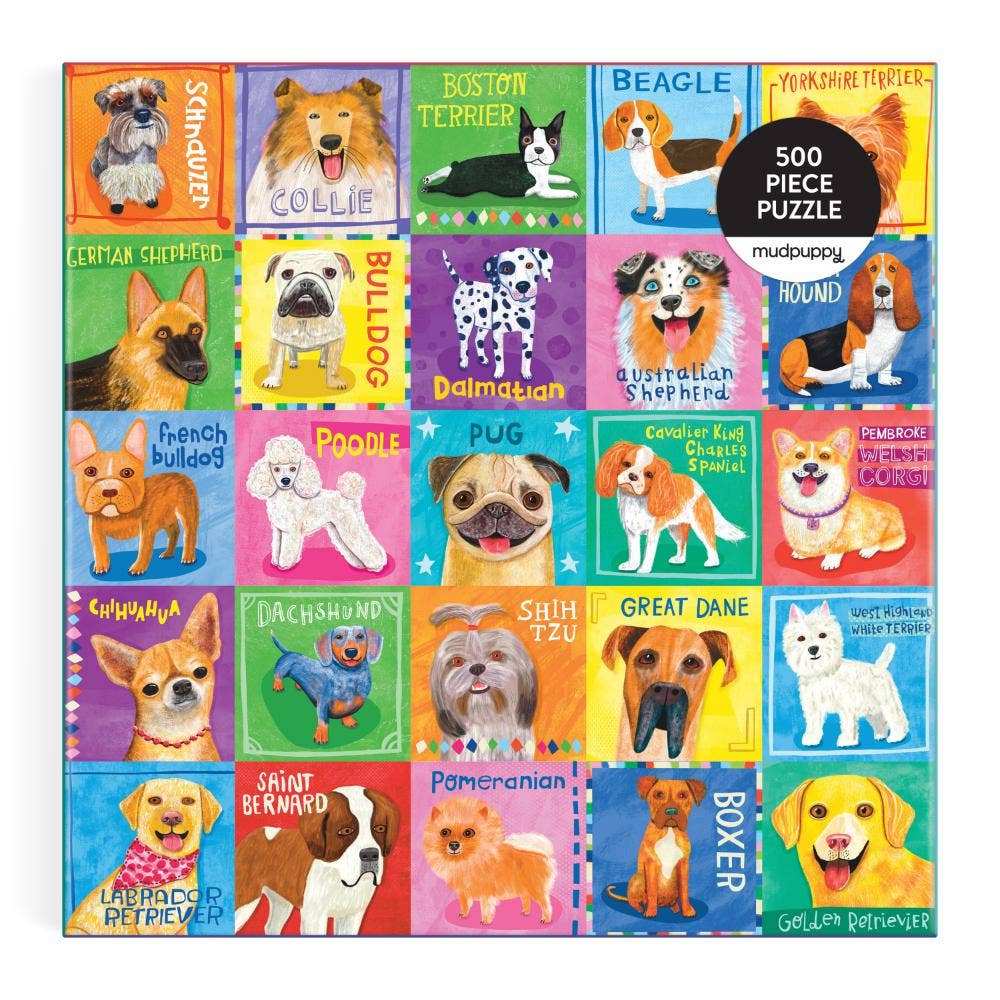 Bobangles - Wholesale Puzzle – Adult - Mudpuppy 500 Pc Puzzle - Pawsome Portraits2