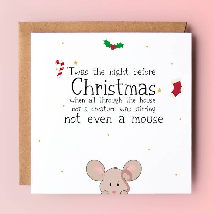 Cartão de Natal, noite antes do Natal, Natal giro por atacado de Lynseylovez