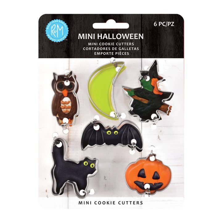 R&M International - Wholesale Cookie Cutter - Mini Halloween 6 PC Cookie Cutter Set