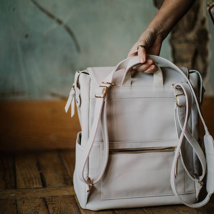 Rori & Rose - Wholesale Diaper Bag - Baby - Aurora Mom Bag with Wet Dry Bag and Hooks13