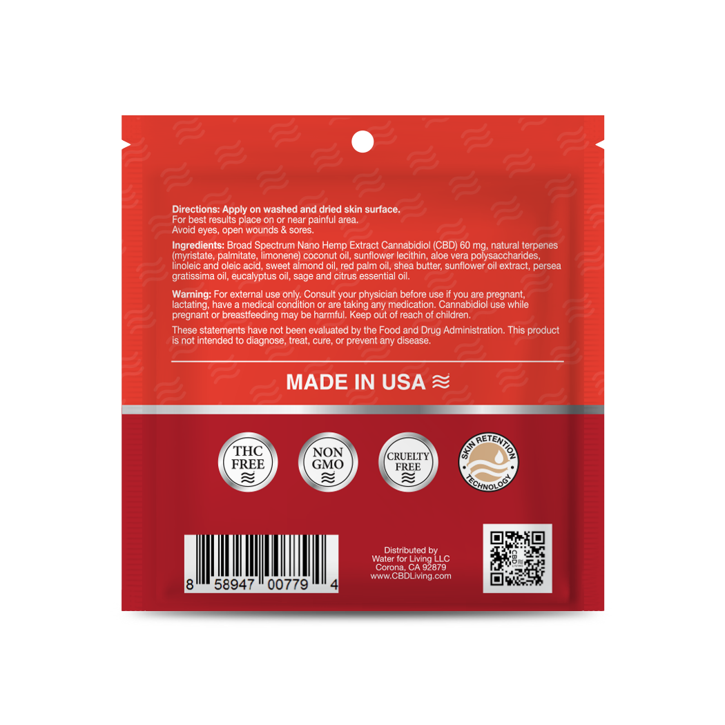 CBD Living - Wholesale CBD Other - Topical - CBD Topical Relief Patch 100 mg6