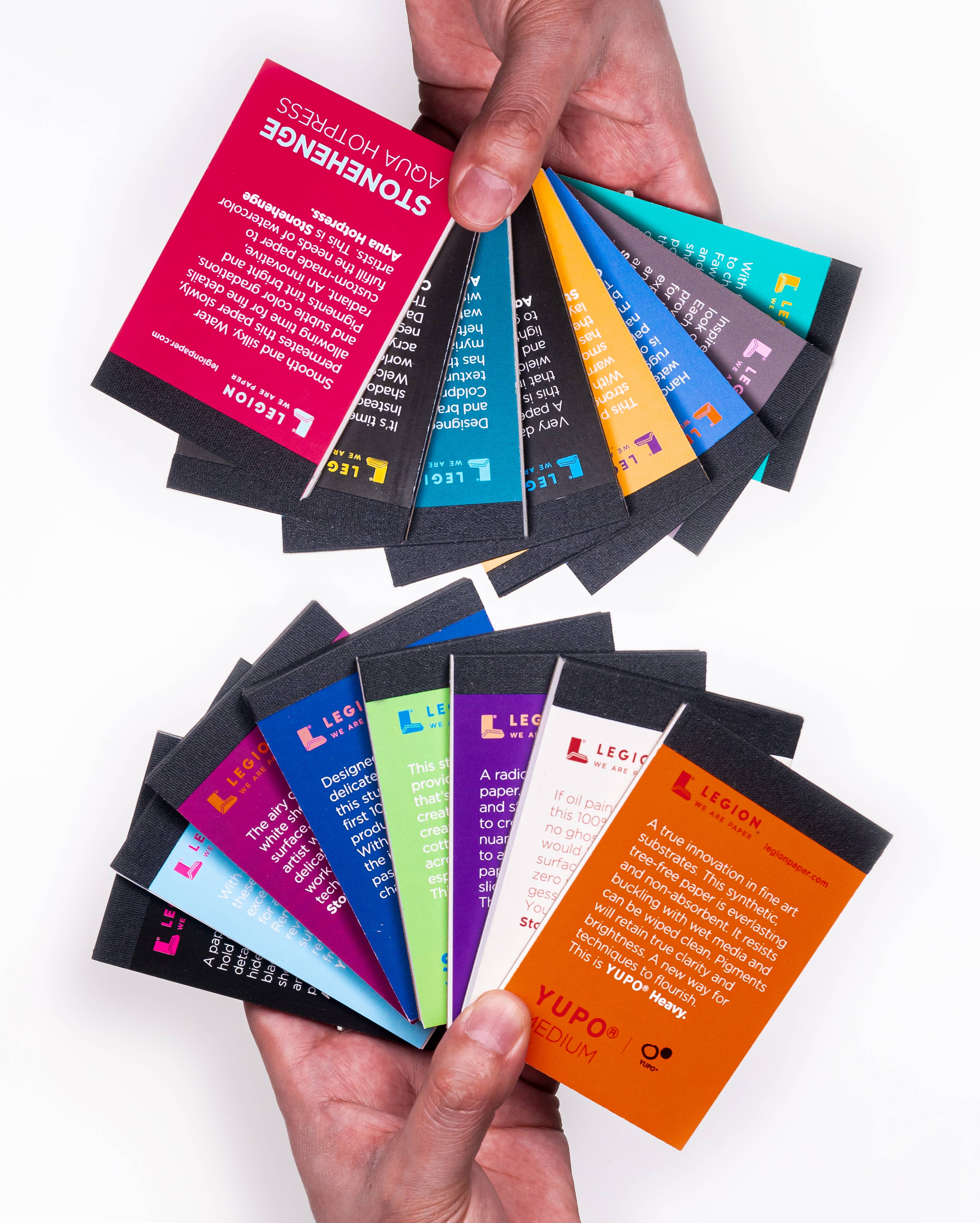 Legion Paper - Wholesale Sketchbook/Sketchpad - Legion Mini Paper Pad Full (15 Pads) - Mixed Media
3