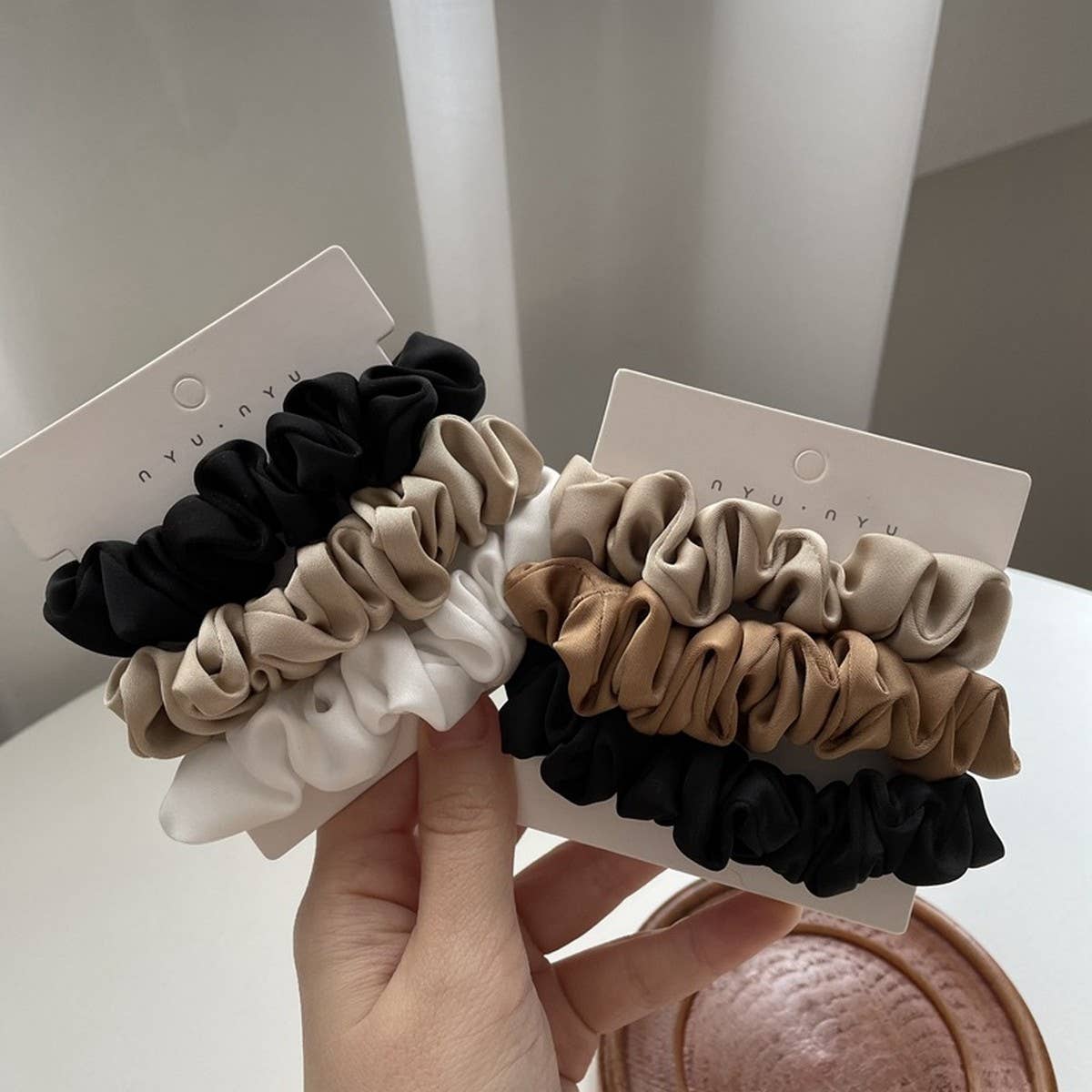 ACCITY - Wholesale Scrunchie - Women's - NEW TEMPERAMENT SET SIMPLE HAIR SCRUNCHIES_CWAHA27297