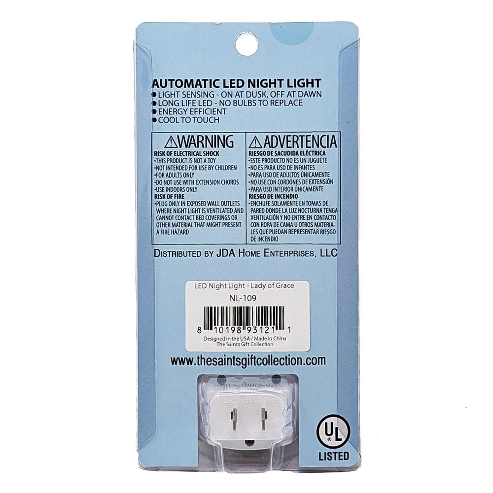 The Saints Collection - Wholesale Night Light - Lady of Grace Night Light4