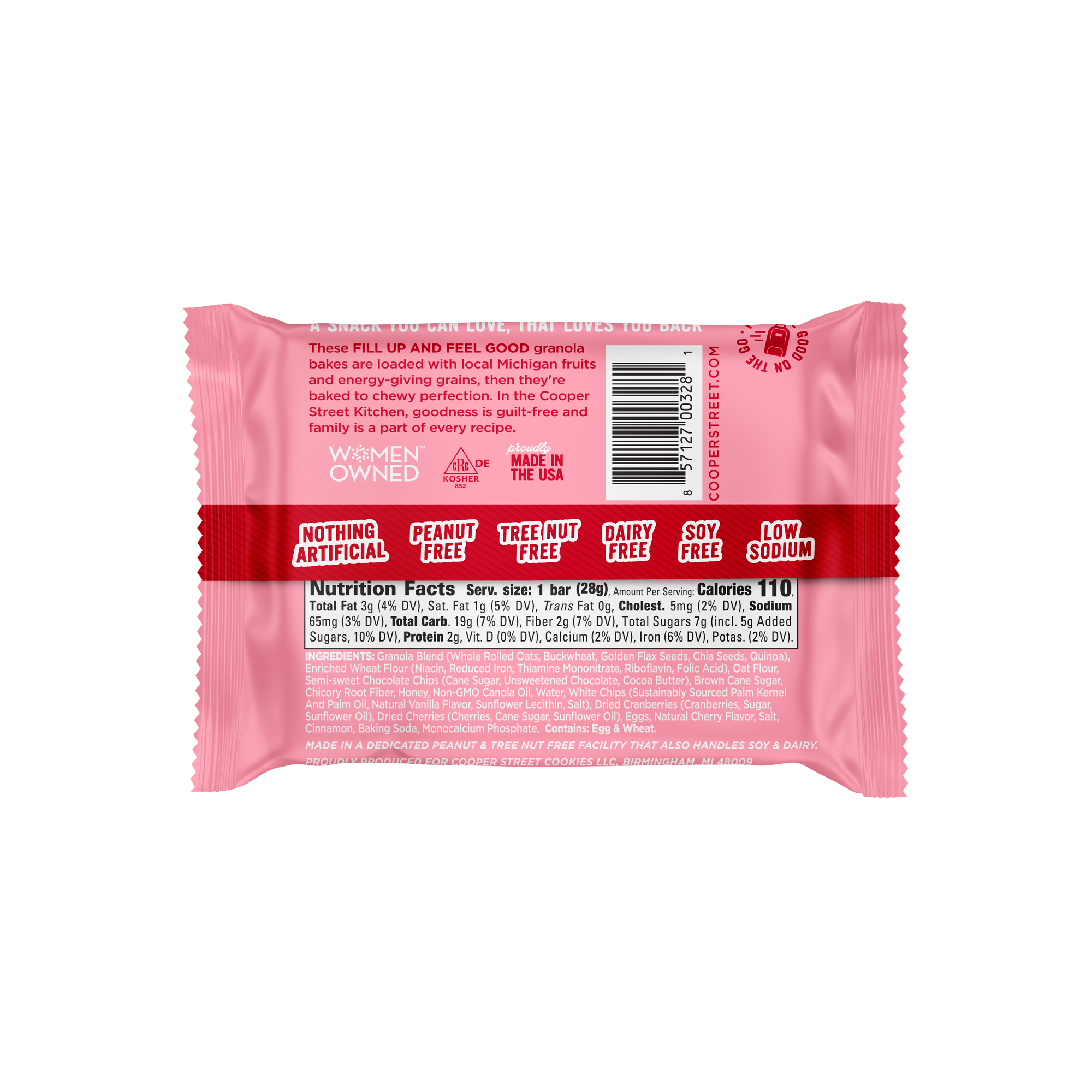 Cooper Street - Wholesale Granola - 1oz Chocolate Cherry Granola Bakes 48 Count2