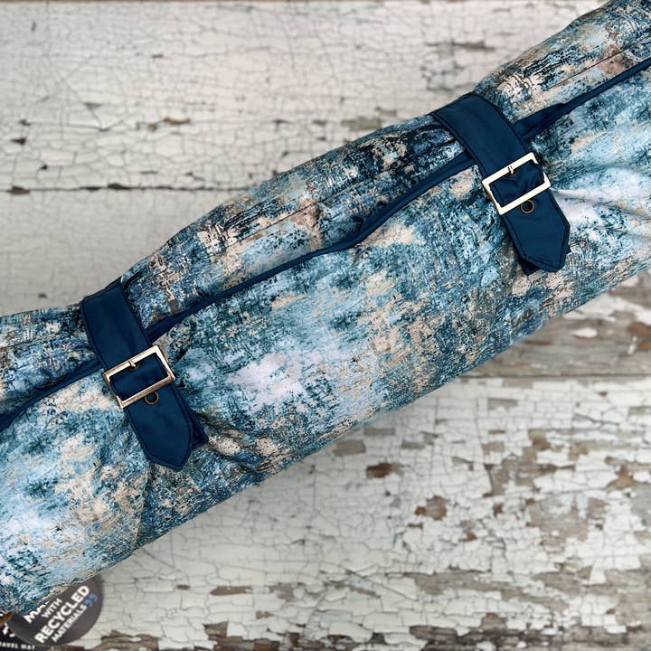 Eco Water Resistant Travel Bed made with Recycled Materials for wholesale by Paws the Planet