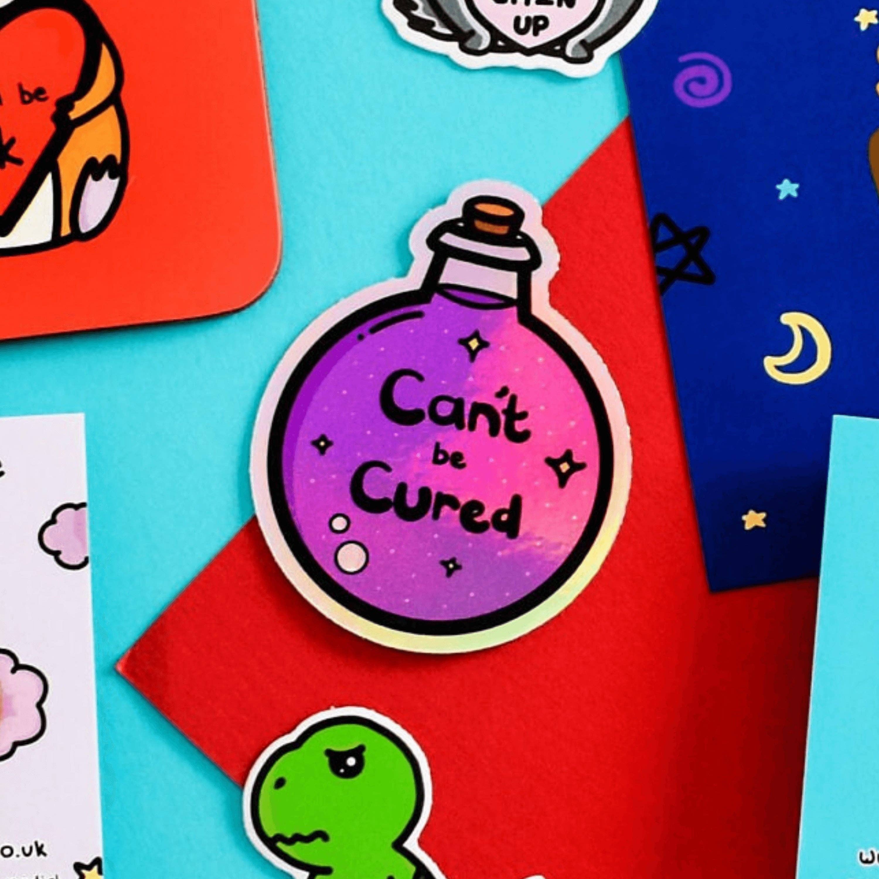 Innabox Ltd – Großhandel Aufkleber – Holographischer Aufkleber „Can't Be Cure“5