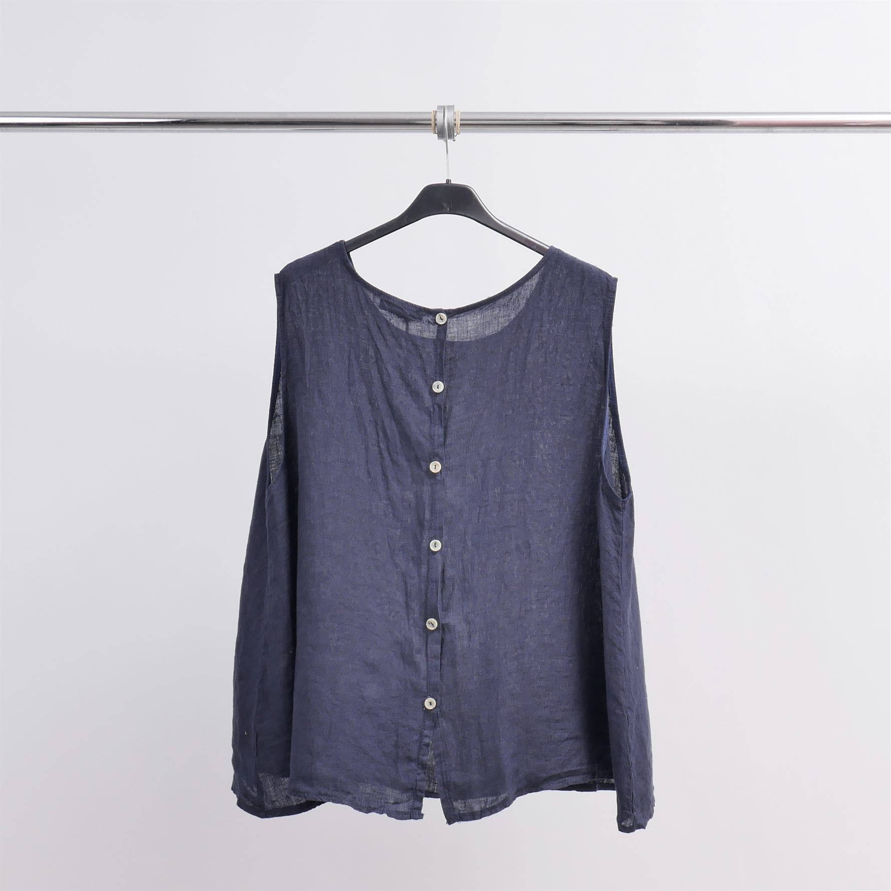 Cecile Wang - Wholesale Tank Top - Women's - Linen tank top YX892827