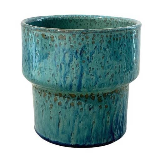 Splanky pot reactive green XL for wholesale by Ceramics Limburg