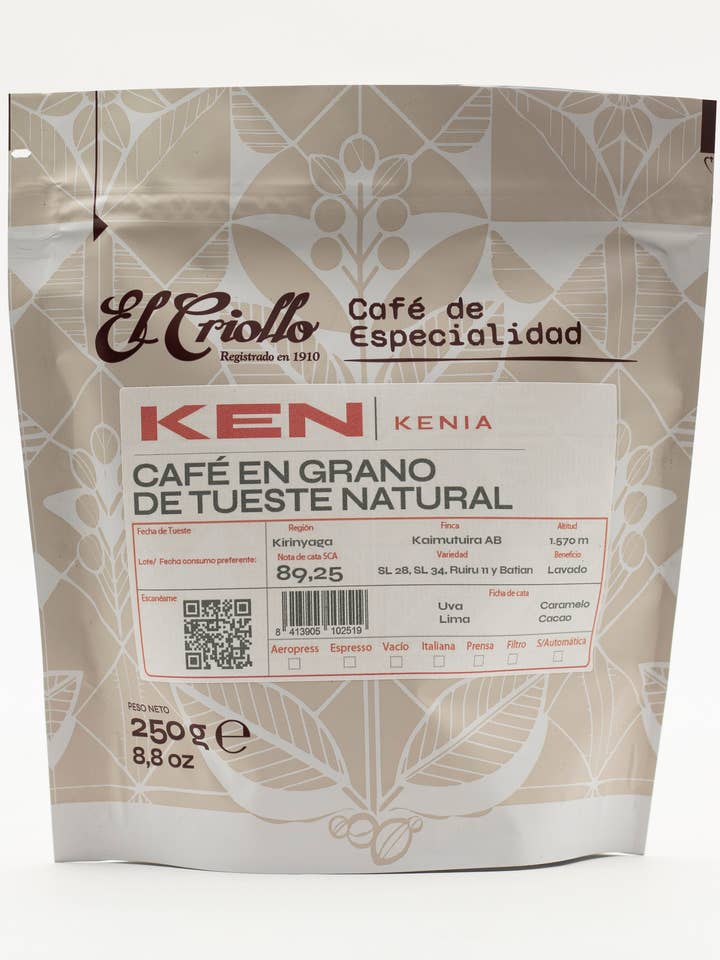 Kenya Specialty Coffee for wholesale by Cafés El Criollo