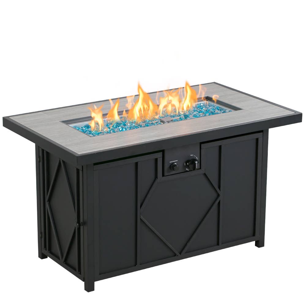 SHINERICH - Wholesale Fire Pit - Heatmaxx 60,000 BTU 42” Gas Fire Pit Table11