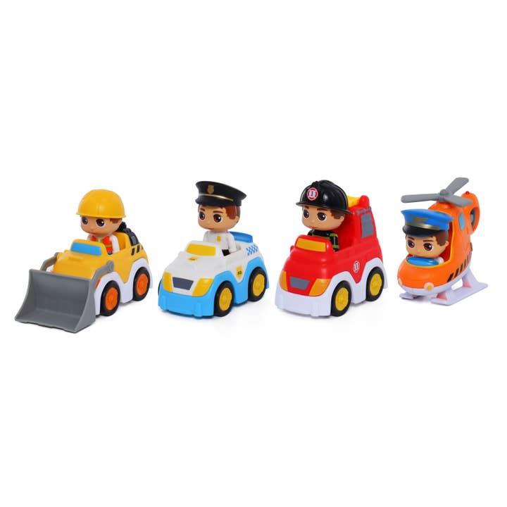 World Roller Toys - Wholesale Toy Car/Truck - Kids - My Little Kids |Small City Vehicle with Figures Assorted
