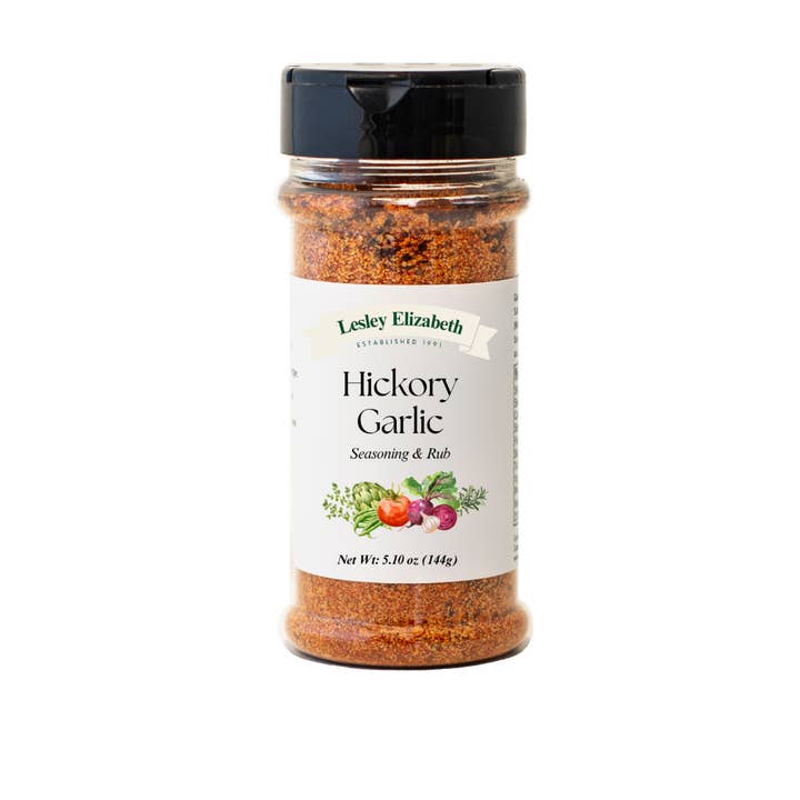 Hongar Farms - Wholesale Rub - Lesley Elizabeth HIckory Garlic Seasoning & Rub (250mL PET)