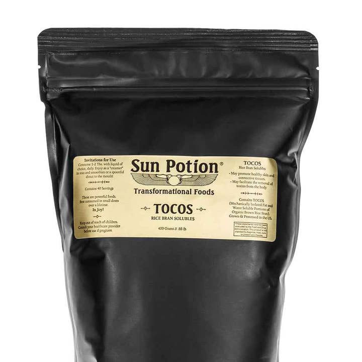 Sun Potion - Wholesale Proteïne/superfoodpoeder - TOCOS (Rijstzemelen Oplosbare Stoffen) 400G0