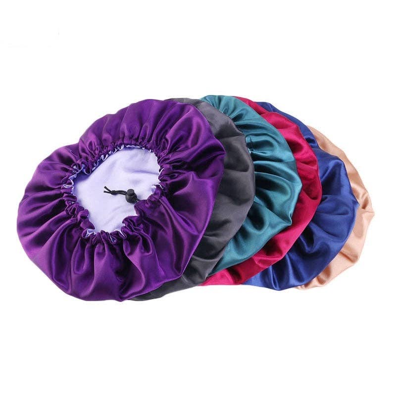 Milk & Honey – wholesale Sleep cap / bonnet – women's – Reversible Satin Bonnet6