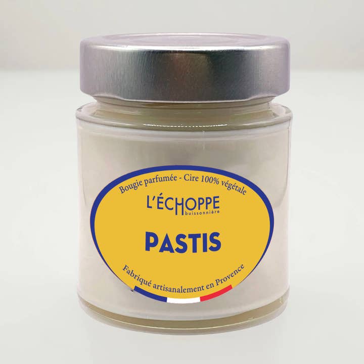 L'Échoppe Buissonnière - Vendita all'ingrosso Candela in vasetto - Pastis - Candela profumata 120g0