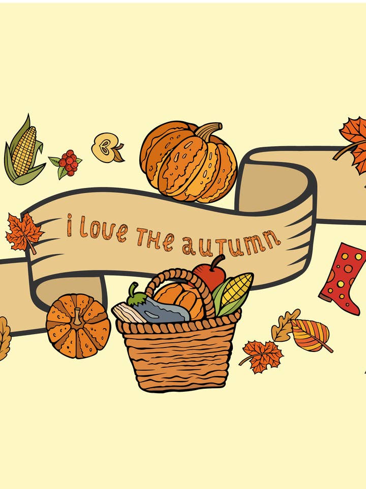 I love the autumn Mug for wholesale by Happi Noggi