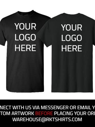 3. Custom T-Shirts - One Color Front / One Color Back for wholesale by Feelin Good Tees