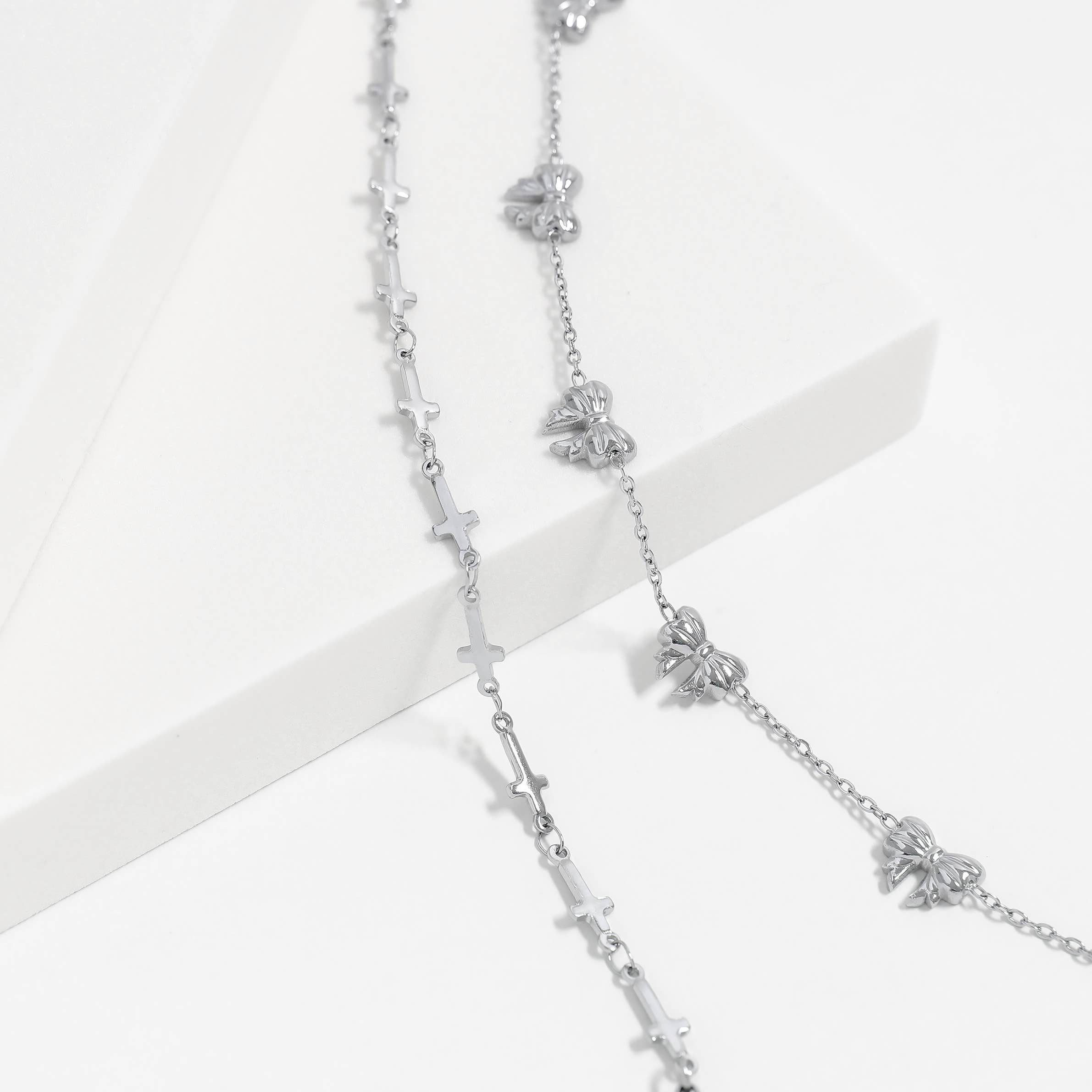 WJW - Wholesale Craft Supplies - 18K Gold PVD Stainless Steel Cross Chain - By The Foot / SPL10232