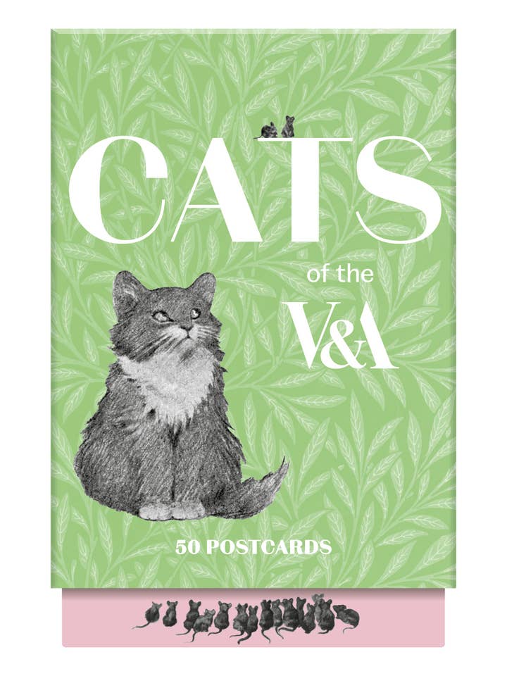Cats of the V&A: 50 Postcards for wholesale by Chronicle Books