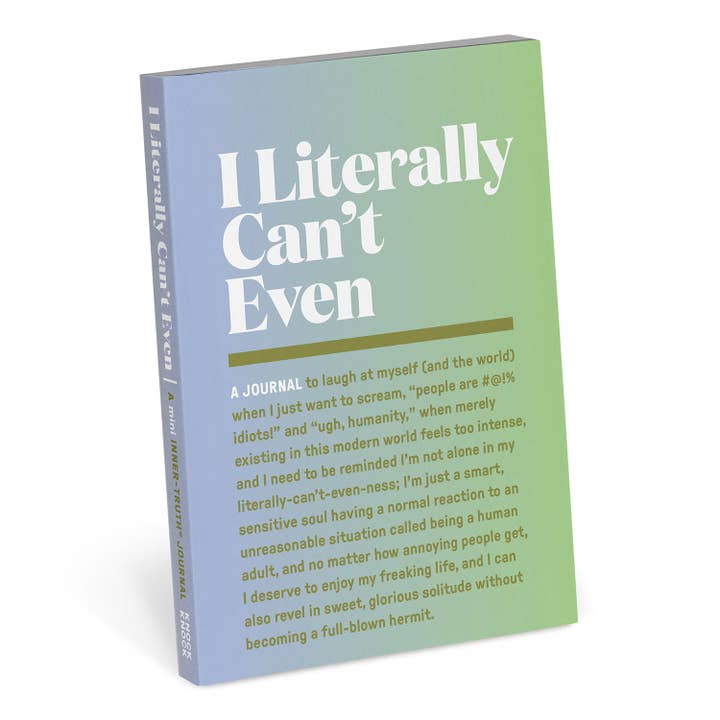 Knock Knock - Wholesale Journal/Diary - I Literally Can’t Even Mini Inner-Truth® Journal