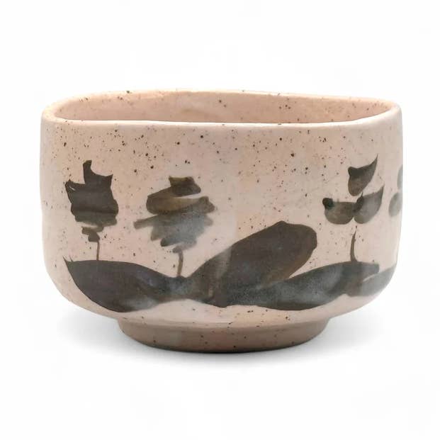 Momoyama Sansui Rosa Mino-yaki Chawan - Taça de Matcha Japonesa por atacado de Inoue Tea