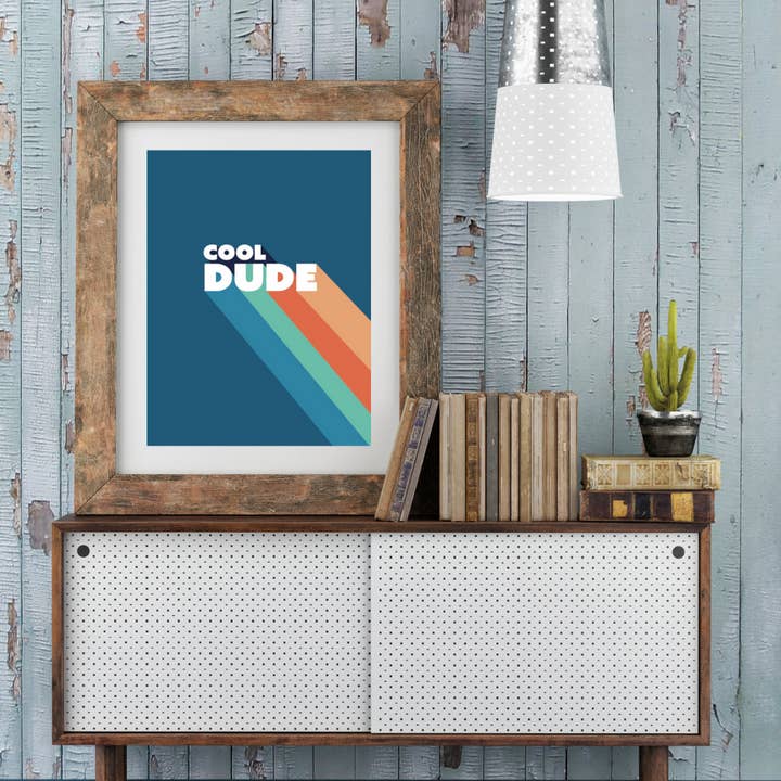 Wandbild - Cool Dude für den Großhandel von The Home Of Smiles