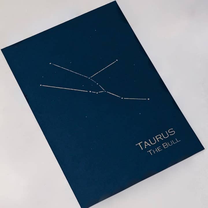 Taurus Constellation Zodiac Art Print for wholesale by theBird+theBeard
