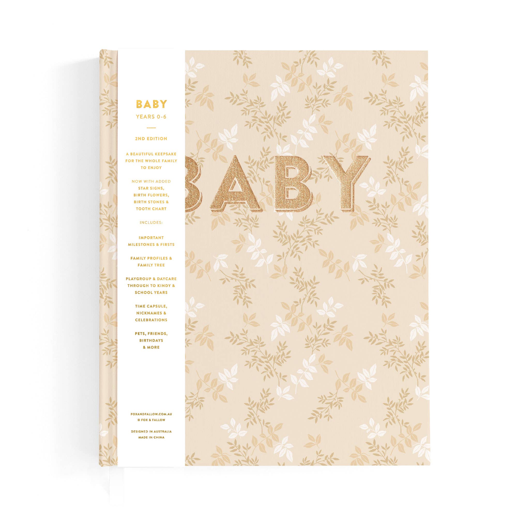 Fox & Fallow - Wholesale Memory Book - Kids & Baby - Baby Book Cedarwood1