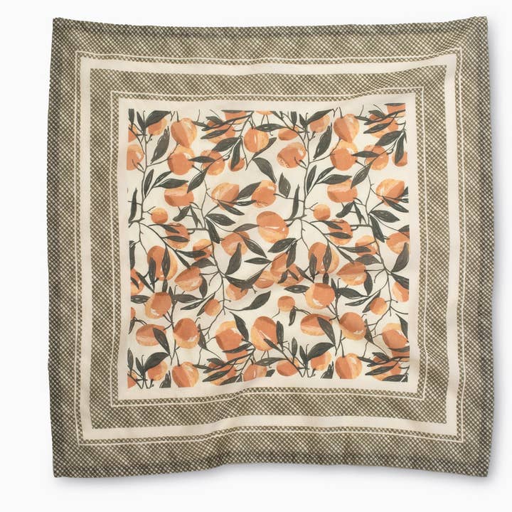 Flutterby Bandana | Huerto - Oliva y Melocotón para venta al por mayor de Flowerie