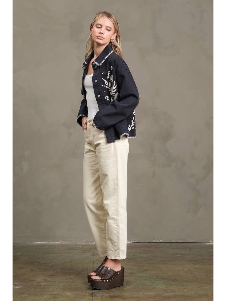 RAISONNEL - Wholesale Jacket - Women's - Embroidered Folk Jacket - RJ107515