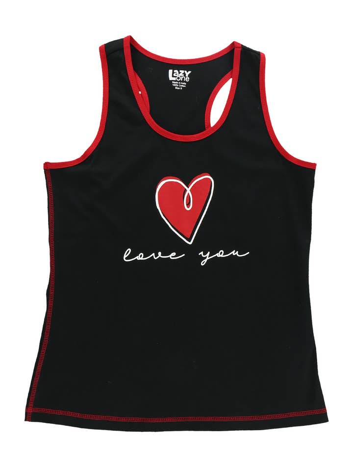 Valentine Women's PJ Tank for wholesale by Lazy One