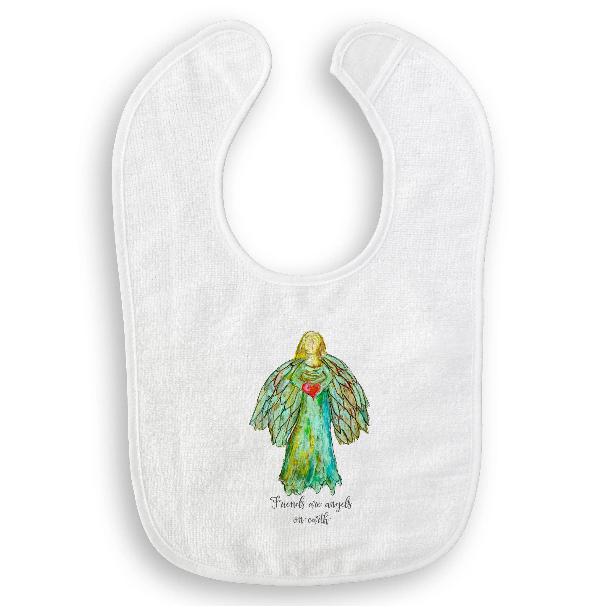 French Graffiti - Wholesale Tea Towel - Colorful Angel with Heart15