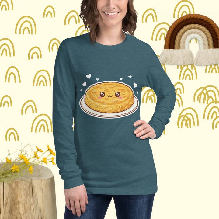 Unisex langærmet T-shirt Tortilla - Siempre España for engroshandel hos EME regalos