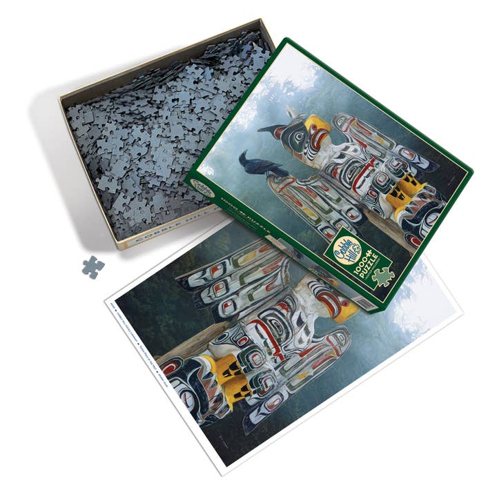 Outset Games and Cobble Hill Puzzles - Wholesale Puzzle - Adult - Totem Pole in the Mist 1000pc puzzle2