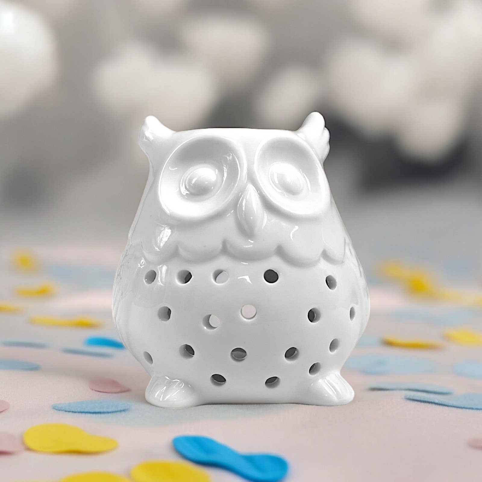 Zen'Arôme - Wholesale Fragrance Warmer - Ceramic Owl Fragrance Burner - Compatible with Melts5