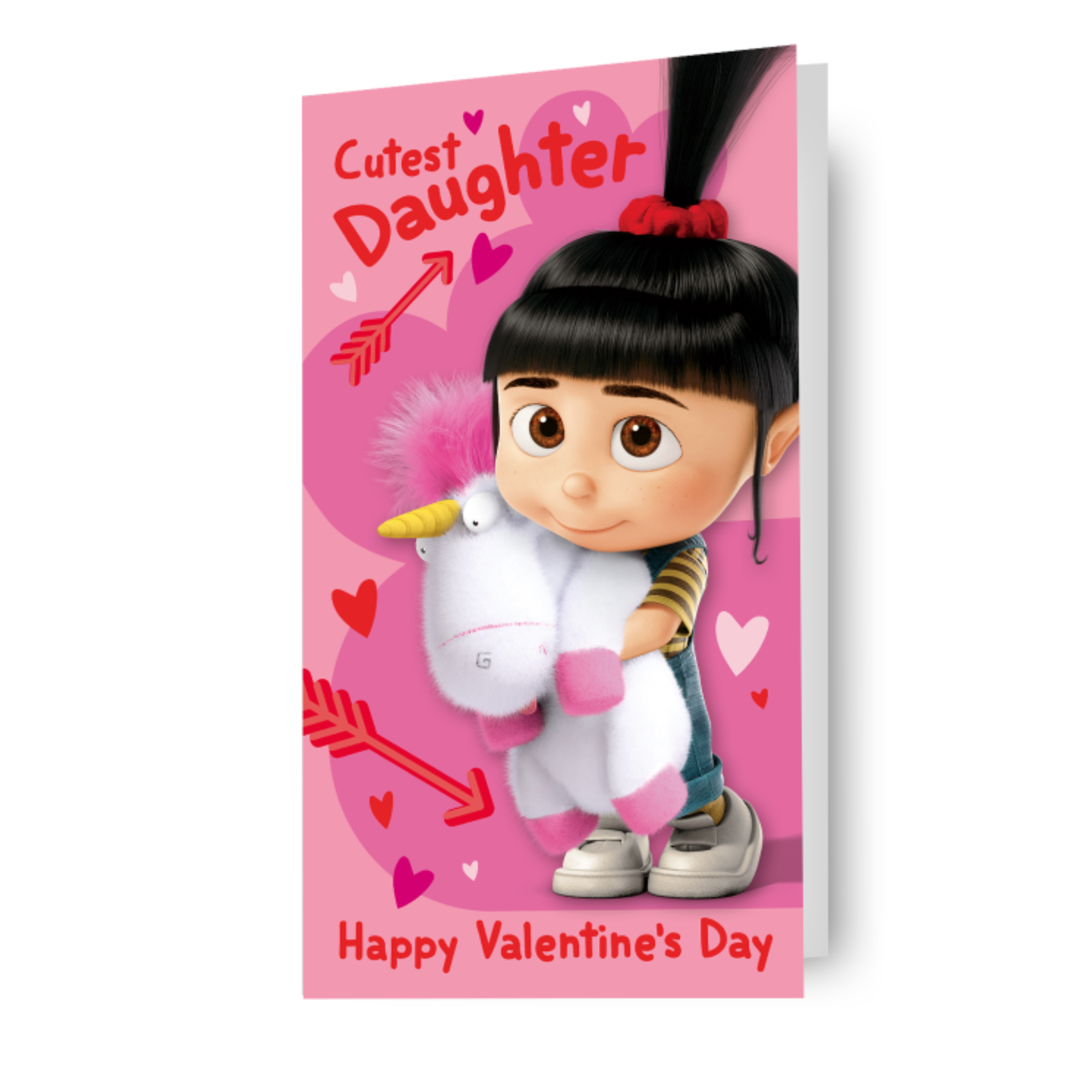 Danilo Promotions Ltd – wholesale Valentine's Day card – Despicable Me Minions 'Cutest Daughter' Valentine's Day Card0