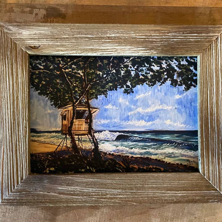 "Pipe" Print - Art by Keale Comstock for wholesale by Revel Sun Hawai'i